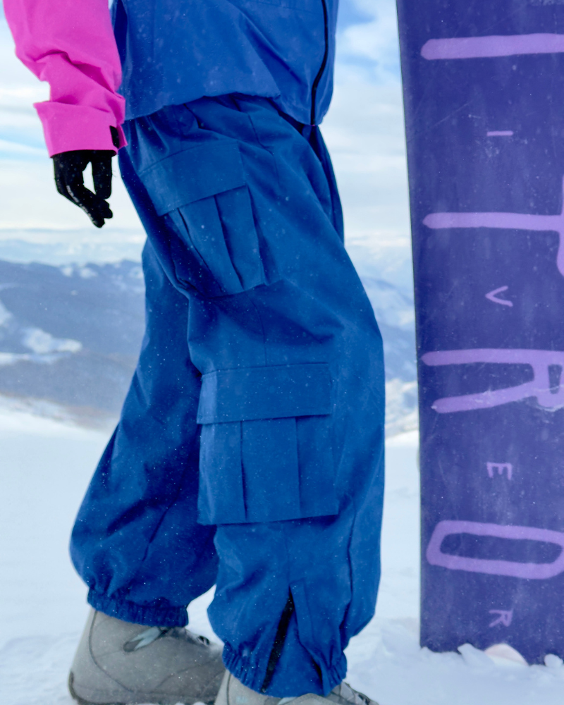 Ski Wear Snow Outfits Unisex Baggy Cargo Snow Pants