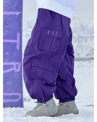 Ski Wear Snow Outfits Baggy Cargo Snow Pants - Unisex