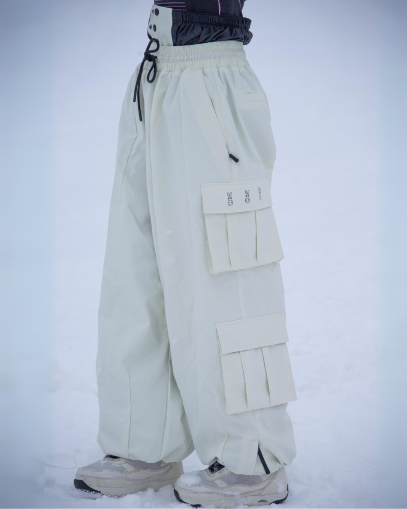 Ski Wear Snow Outfits Baggy Cargo Snow Pants - Unisex
