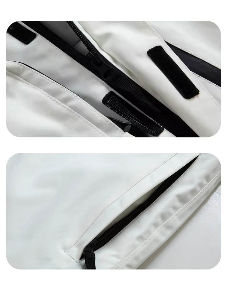 Ski Wear Snowboard Gear Cargo Ski Bibs -Unisex