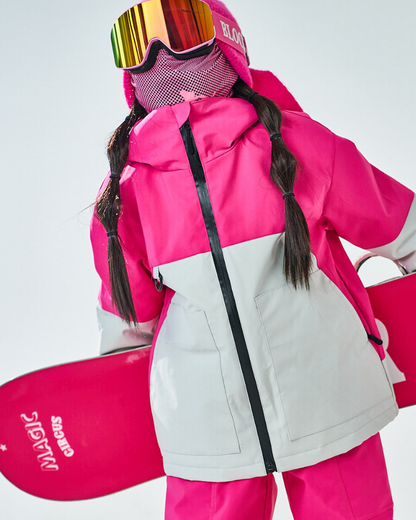 Ski Wear Outdoor Waterproof Jacket&amp;Bibs Kids Snow Suit (Single Unit Available)