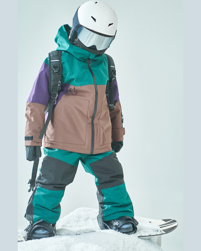 Ski Wear Outdoor Waterproof Jacket&Bibs Kids Snow Suit (Single Unit Available)