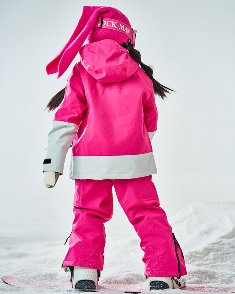 Ski Wear Outdoor Waterproof Jacket&Bibs Kids Snow Suit (Single Unit Available)