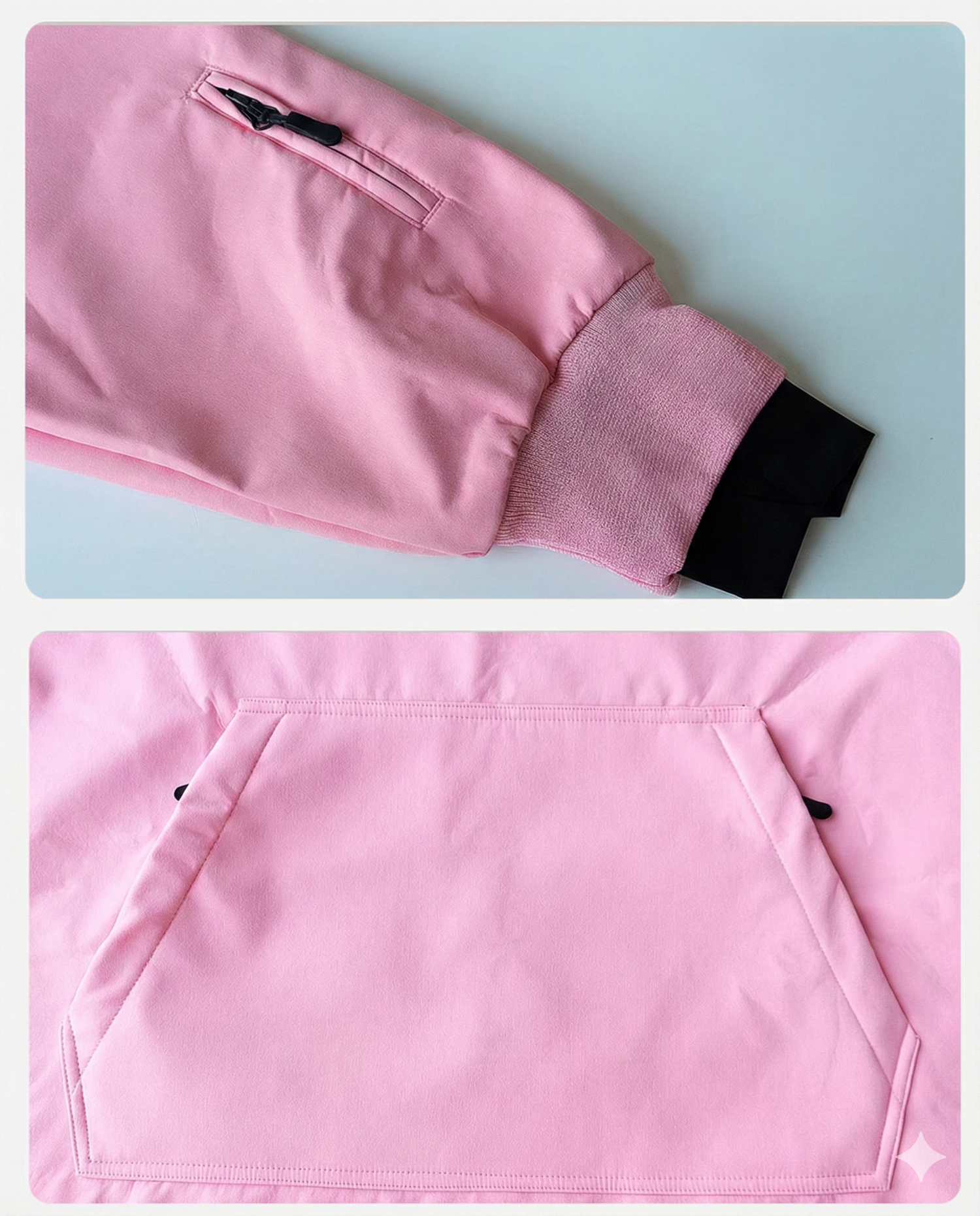 Ski Wear Bunny Ear Waterproof Loose-Fit Ski Hoodie - Women&