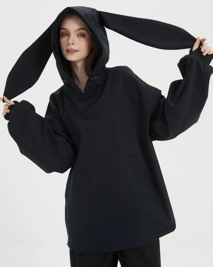 Ski Wear Waterproof Snow Bunny Hoodie -Unisex