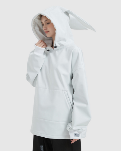 Ski Wear Waterproof Snow Bunny Hoodie -Unisex