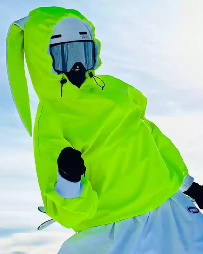 Ski Wear Waterproof Snow Bunny Hoodie -Unisex