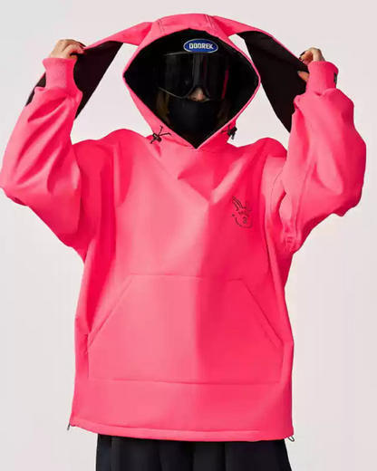 Ski Wear Waterproof Snow Bunny Hoodie -Unisex