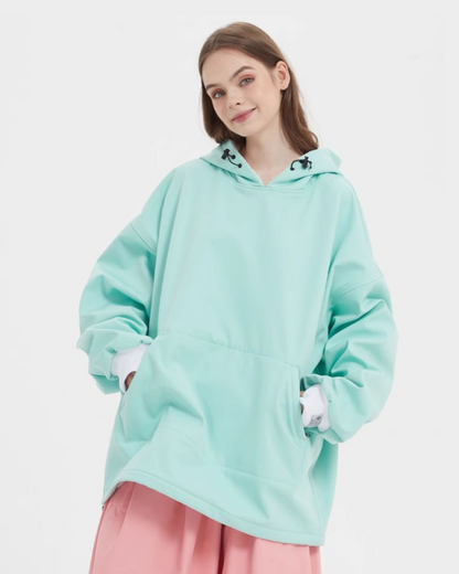 Ski Wear Waterproof Snow Bunny Hoodie -Unisex