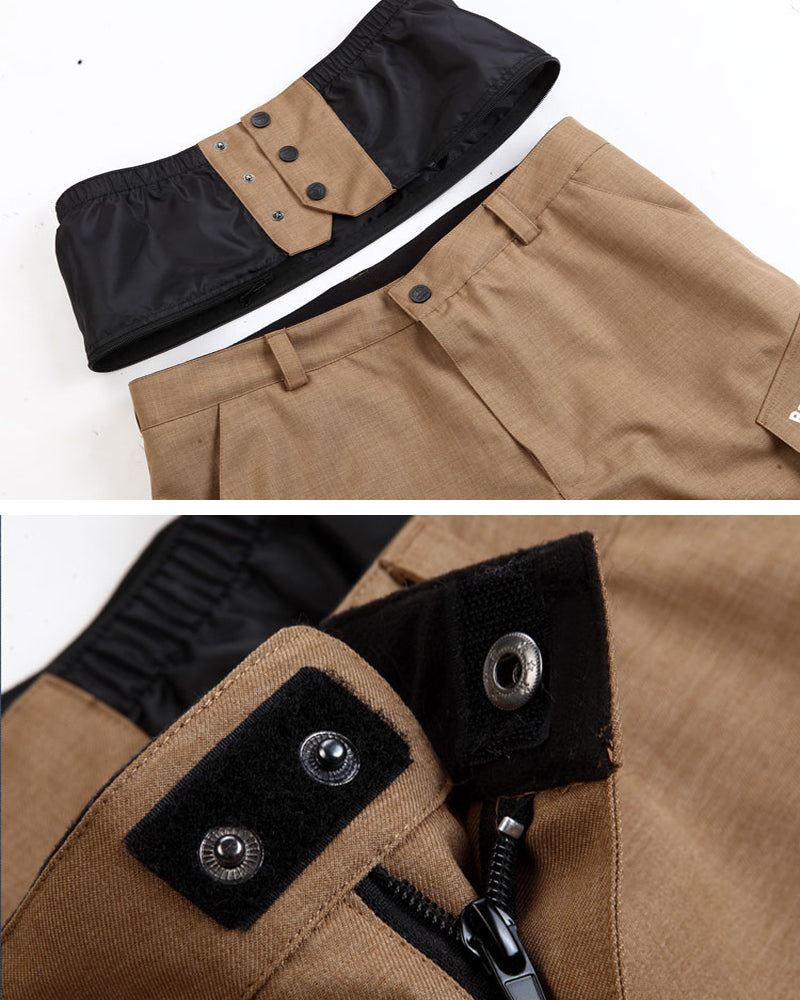 Ski Wear Slim Snowboard Cargo Snow Pants -Unisex