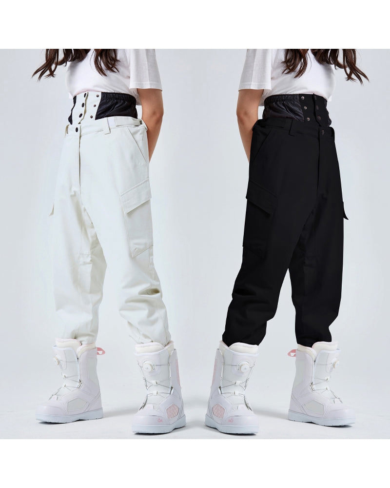 Ski Wear Slim Snowboard Unisex Cargo Snow Pants