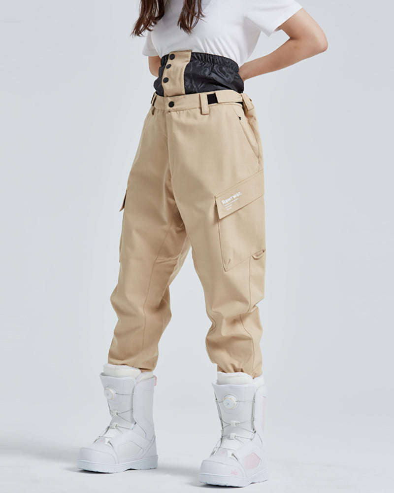 Ski Wear Slim Snowboard Cargo Snow Pants -Unisex