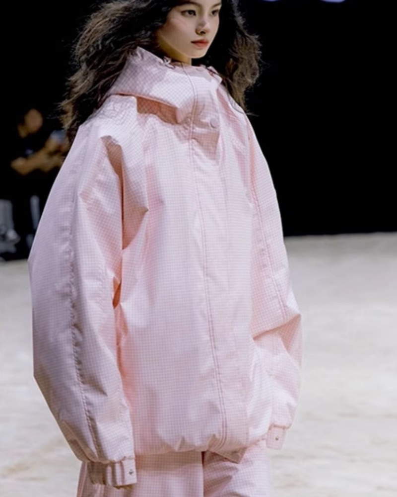 Ski Wear Snowboard 3L Pink Snow Jacket&amp;Pants Suit - Women&