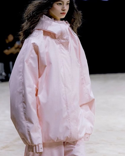 Ski Wear Snowboard 3L Pink Snow Jacket&amp;Pants Suit - Women&