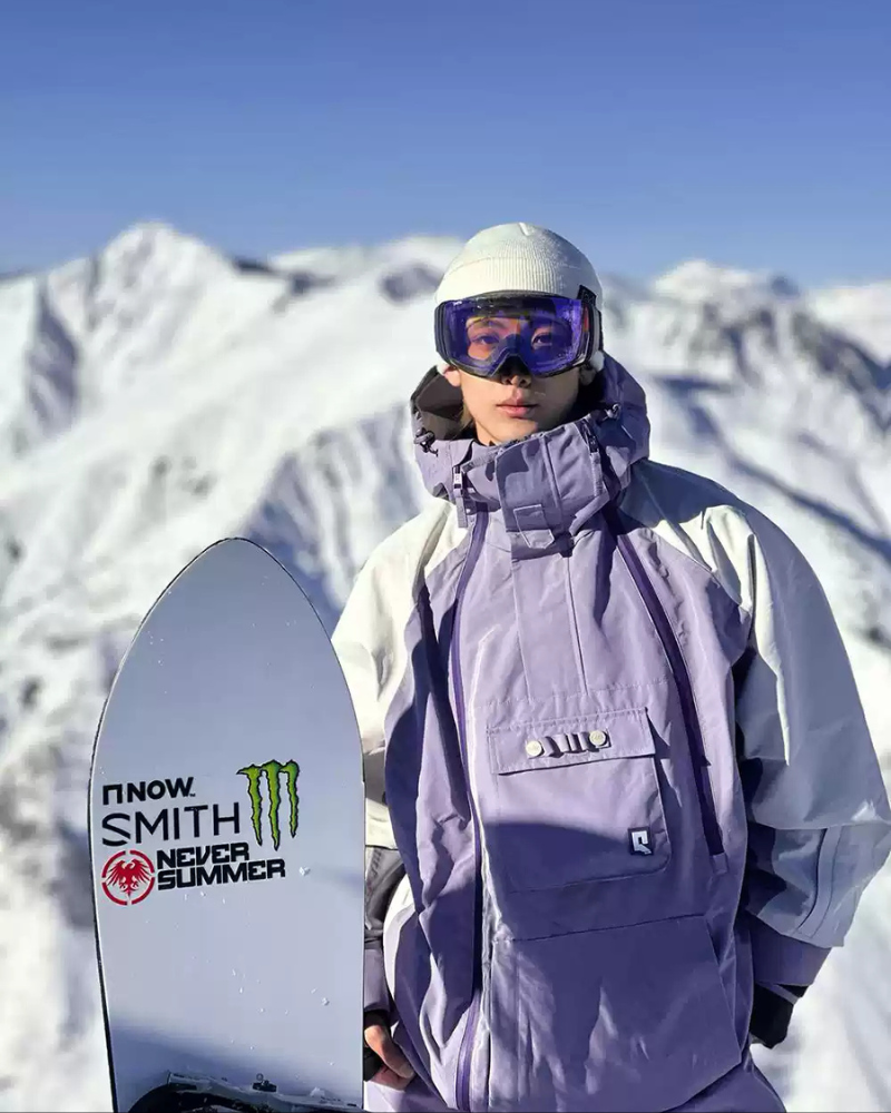 Ski Wear Snowboard 3L Purple Snow Jacket&amp;Pants Suit - Unisex (Single Unit Available)