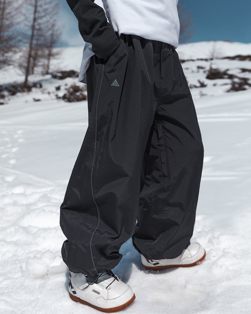 ski gear pants Unisex 3L Thick Snow Snowboard Pants, Waterproof, Dark Gray, XS
