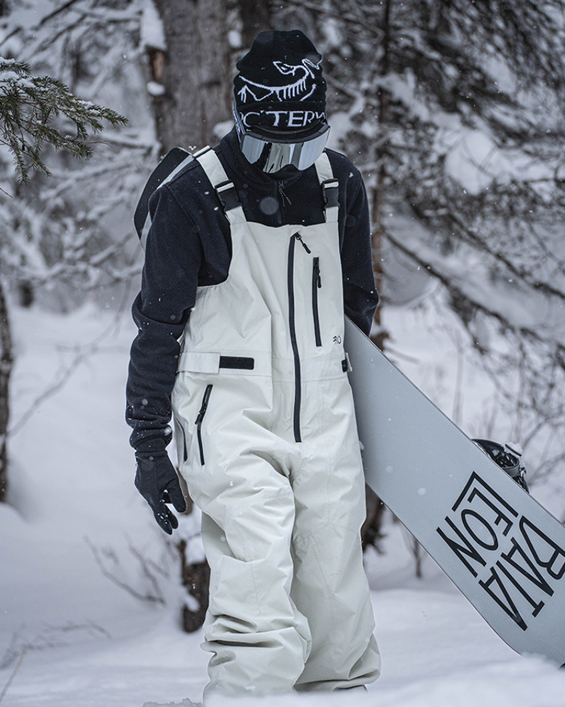 Ski Wear Snowboard 3L Waterproof Breathable Ski Bib Pants -Unisex