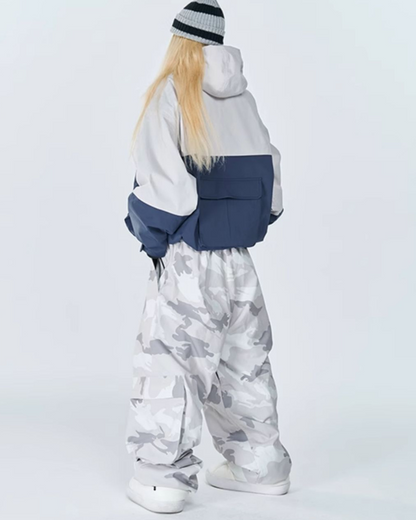 Ski Wear Snowboard Camo Cargo Baggy Snow Pants - Unisex