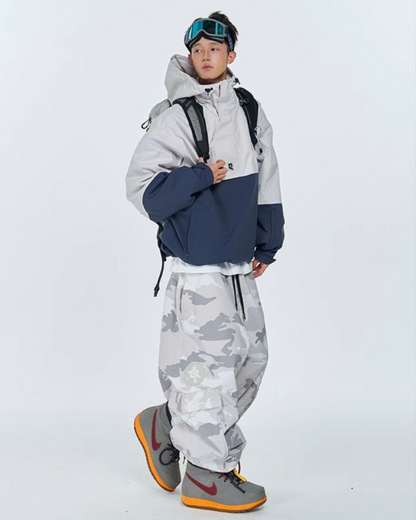 Ski Wear Snowboard Camo Cargo Baggy Snow Pants - Unisex
