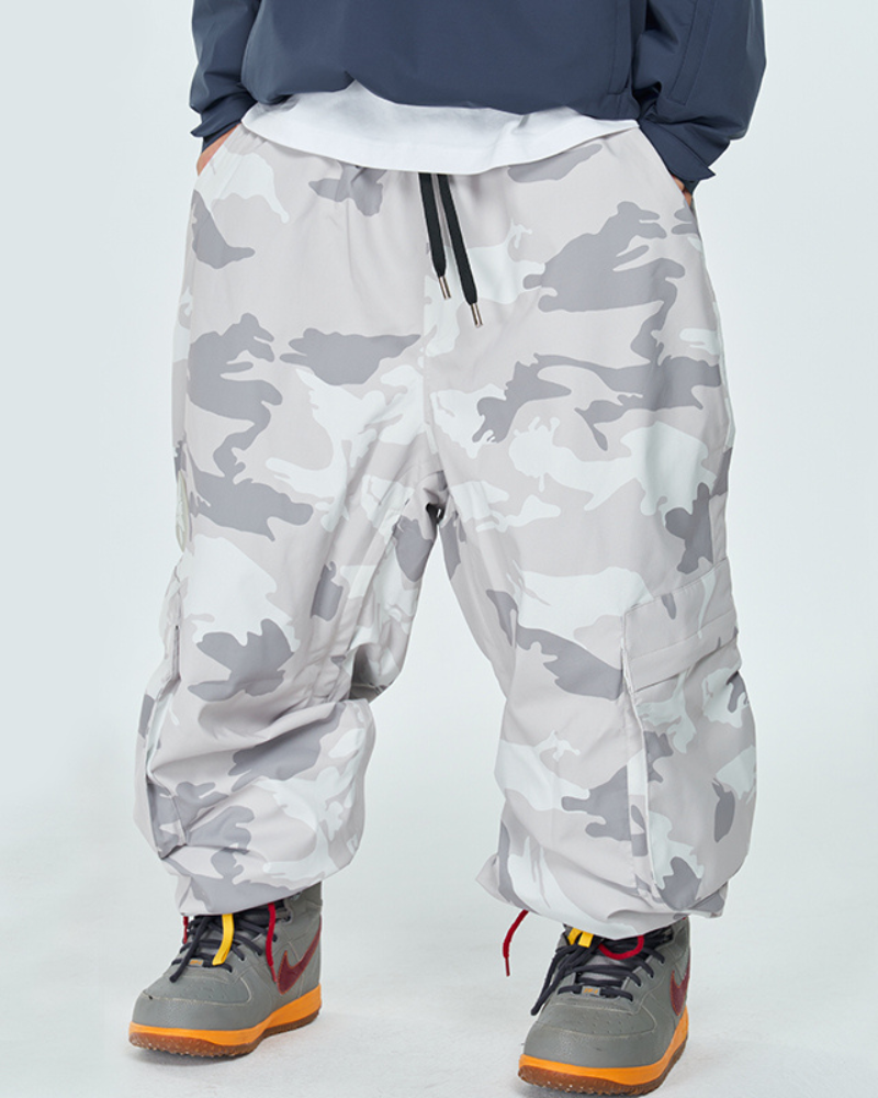 Ski Wear Snowboard Camo Cargo Baggy Snow Pants