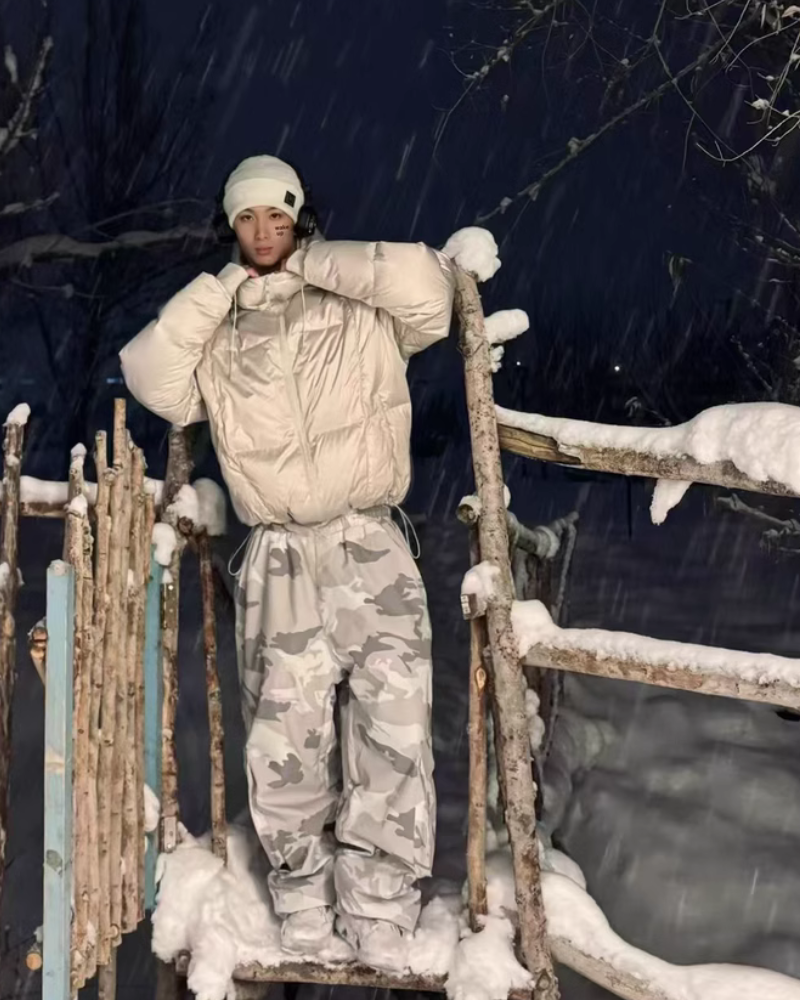 Ski Wear Snowboard Camo Cargo Baggy Snow Pants - Unisex