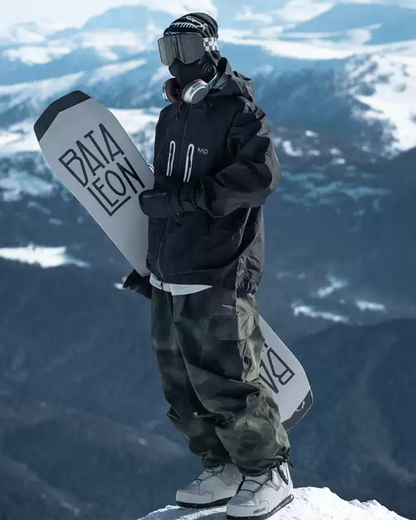 Ski Wear Snowboard Camo Oversize Snow Pants -Men&