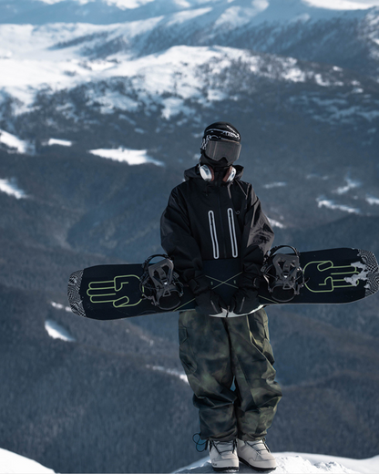 Ski Wear Snowboard Camo Oversize Snow Pants -Men&