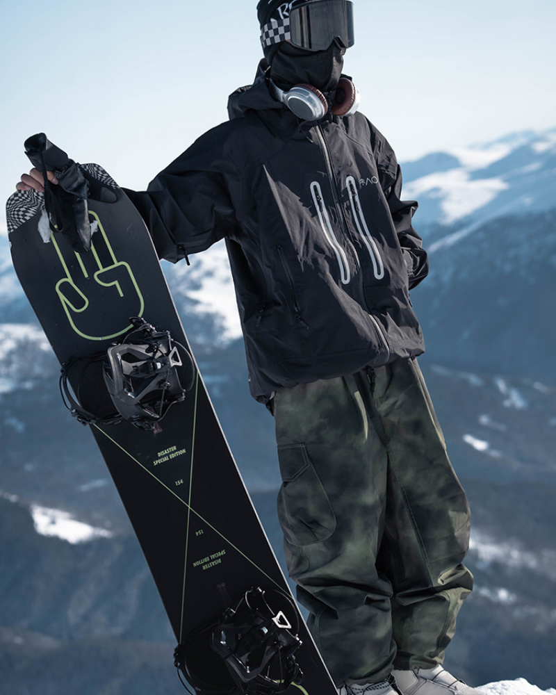 Ski Wear Snowboard Camo Oversize Snow Pants