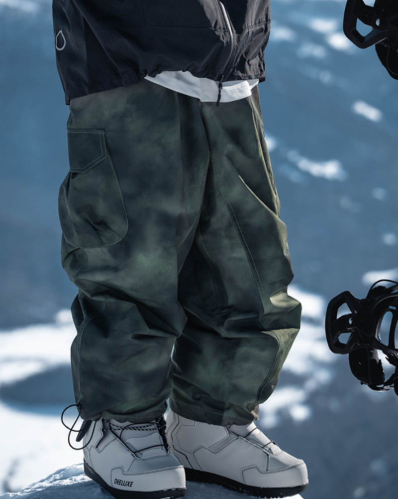 Ski Wear Snowboard Camo Oversize Snow Pants