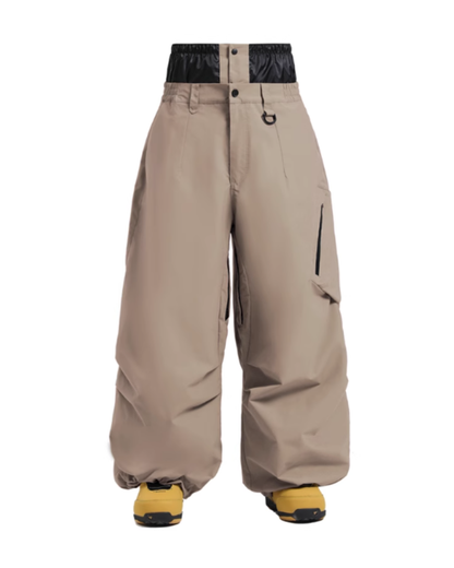Ski Wear Snowboard Gear Cargo Baggy Snow Pants -Unisex
