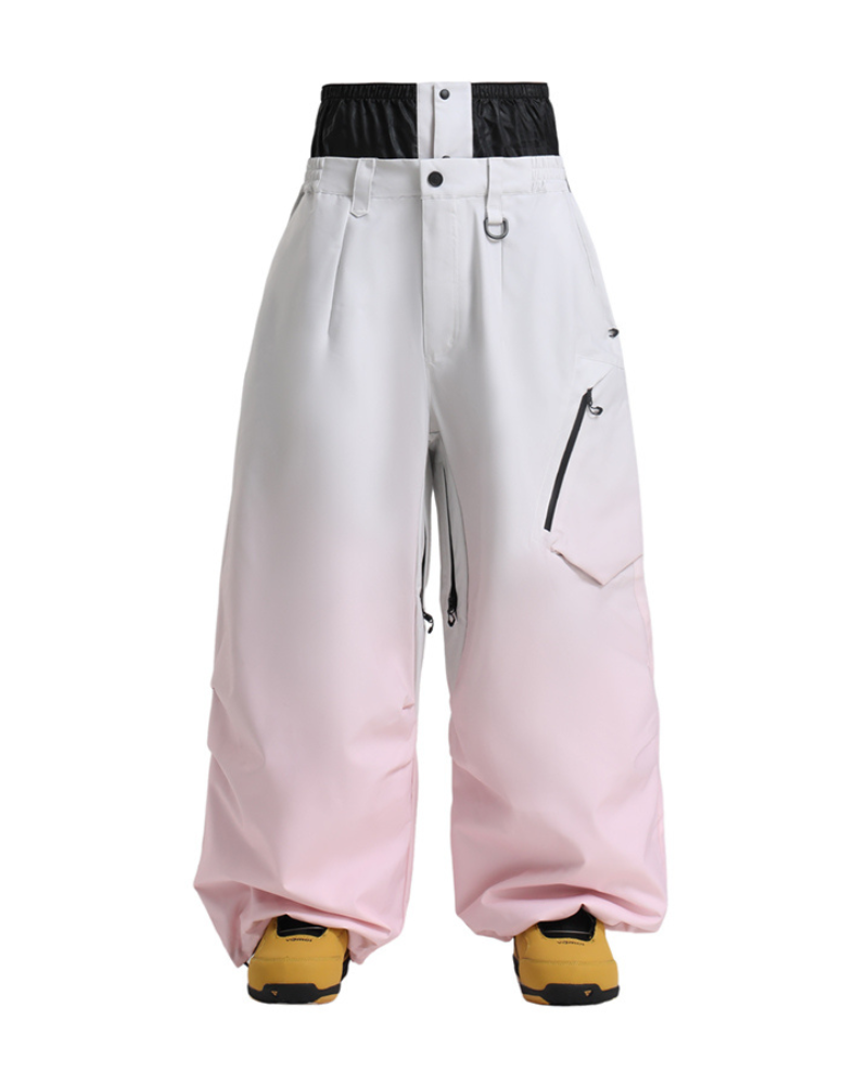 Ski Wear Snowboard Gear Cargo Baggy Snow Pants -Unisex