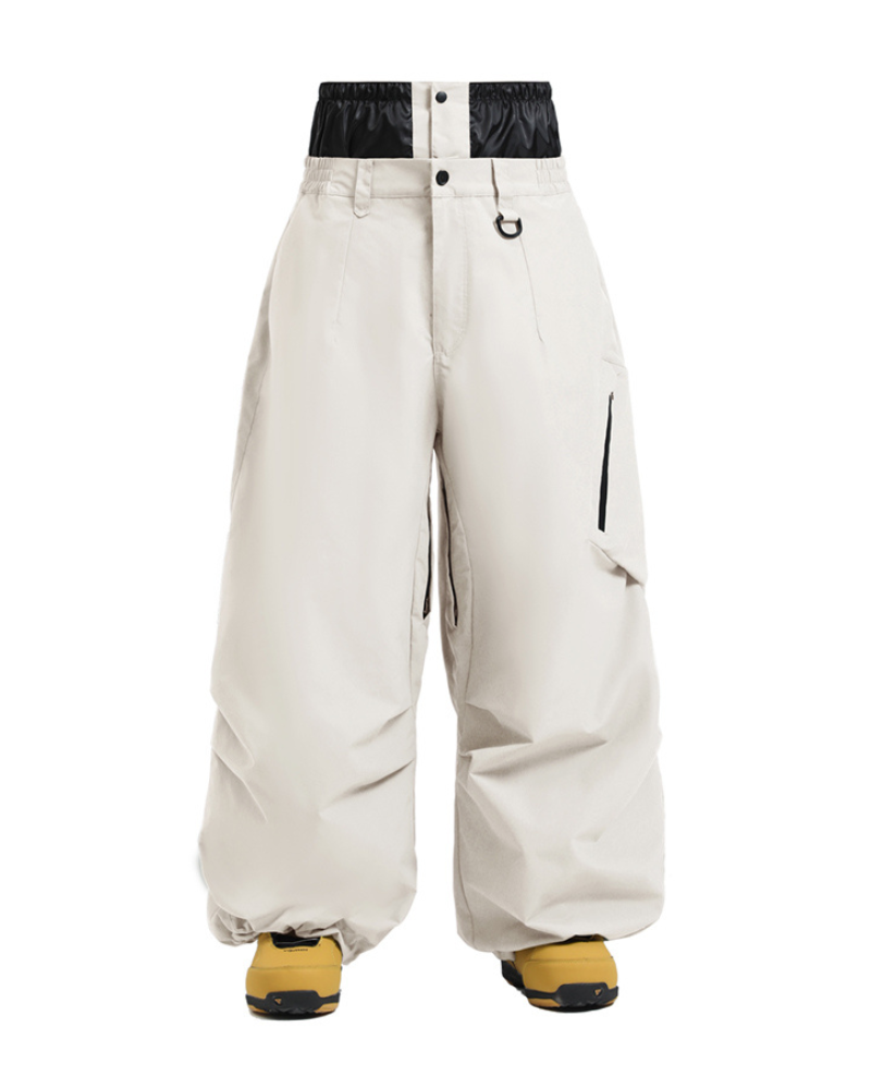 Ski Wear Snowboard Gear Cargo Baggy Snow Pants -Unisex
