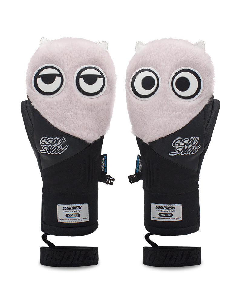 Ski Wear Cartoon Elf Warm Mittens