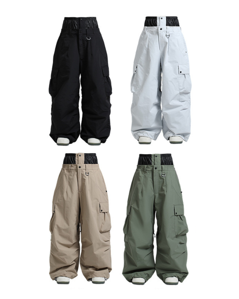 Ski Wear Snowboard Gear Baggy Cargo Unisex Snow Pants