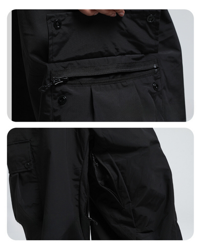 Ski Wear Snowboard Gear Baggy Cargo Snow Pants -Unisex