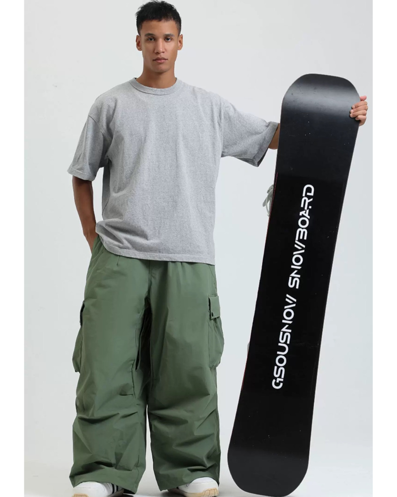 Ski Wear Snowboard Gear Baggy Cargo Unisex Snow Pants