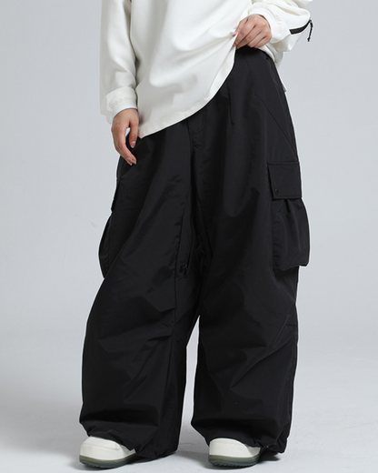 Ski Wear Snowboard Gear Baggy Cargo Snow Pants -Unisex