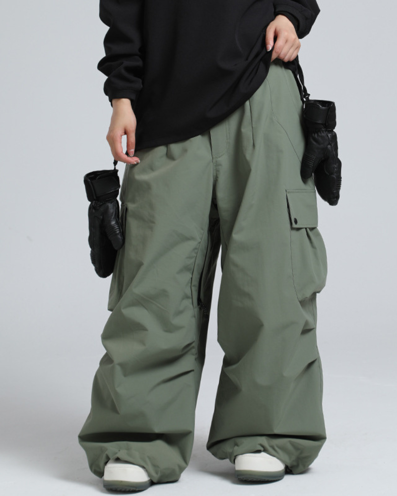 Ski Wear Snowboard Gear Baggy Cargo Unisex Snow Pants