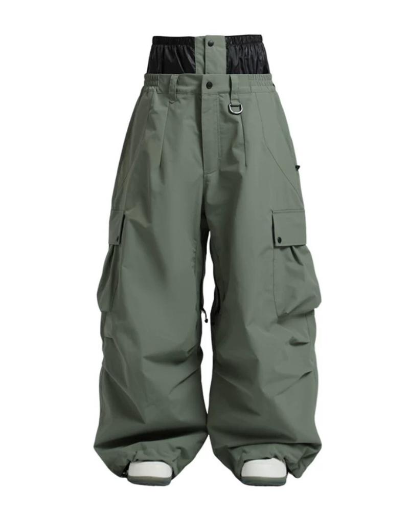 Ski Wear Snowboard Gear Baggy Cargo Unisex Snow Pants