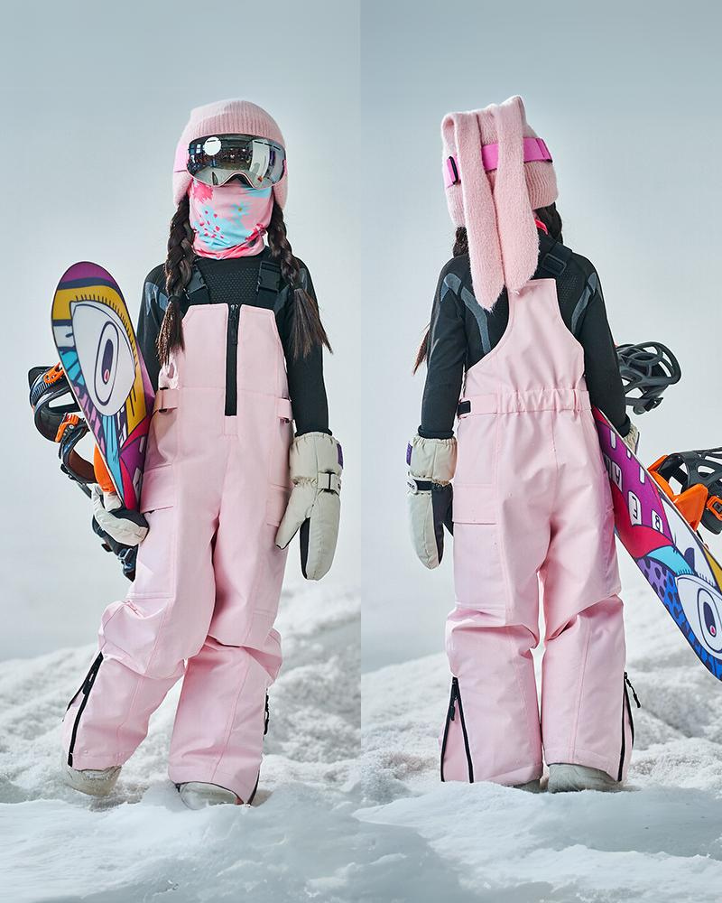 Ski Wear Snowboard Gear Kids Ski Bibs