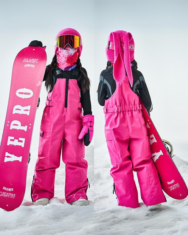 Ski Wear Snowboard Gear Kids Ski Bibs