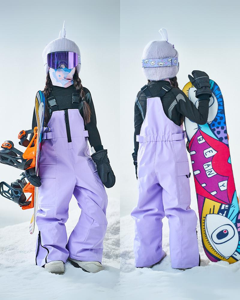 Ski Wear Snowboard Gear Kids Ski Bibs