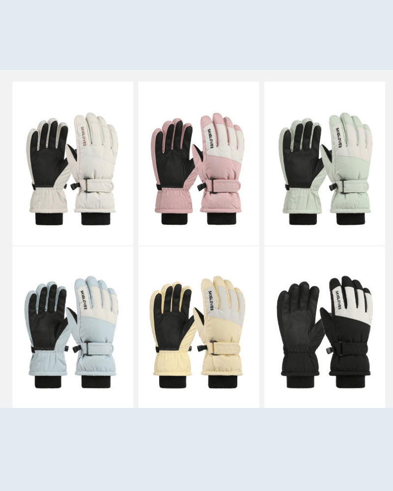 Ski Wear Snowboard Gear Kids Ski Gloves