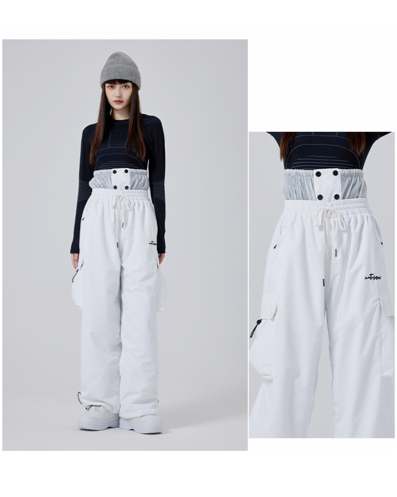 Ski Wear Snowboard Baggy Snow Pants -Unisex