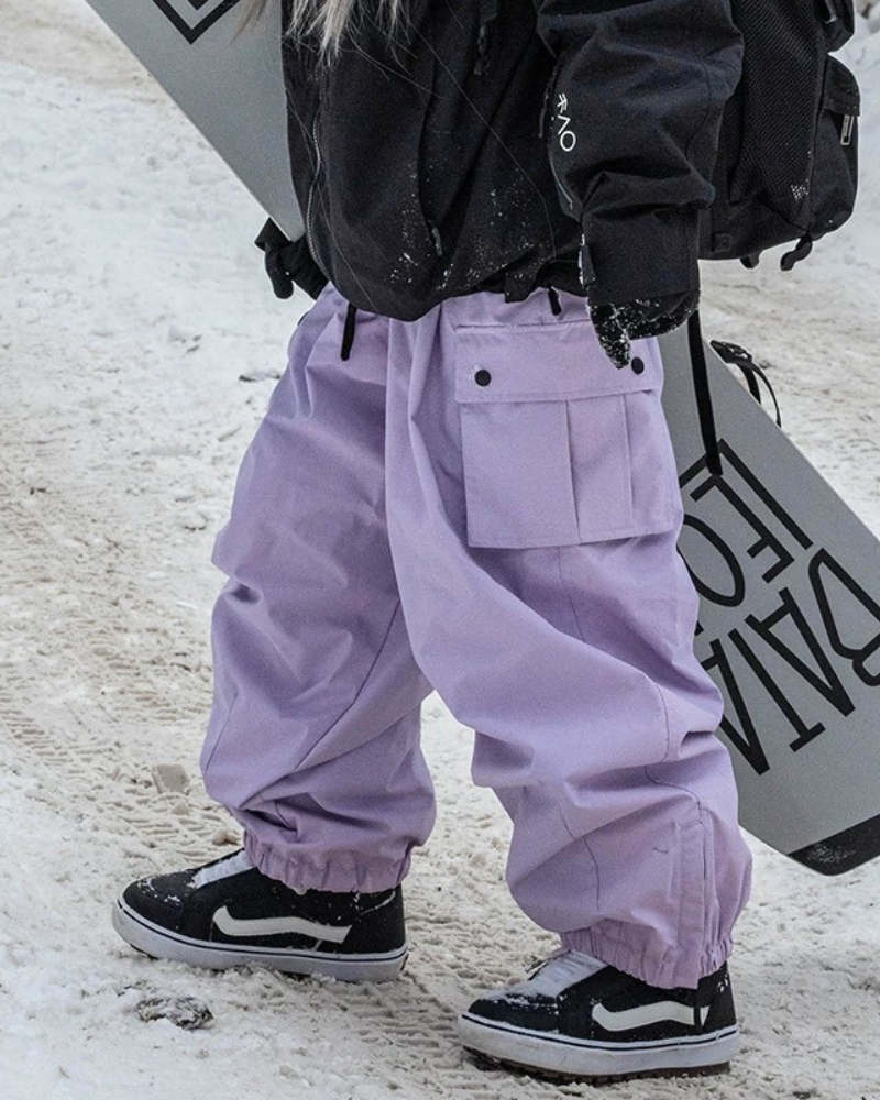 Ski Wear Snowboard Cargo Baggy Snow Pants - Unisex