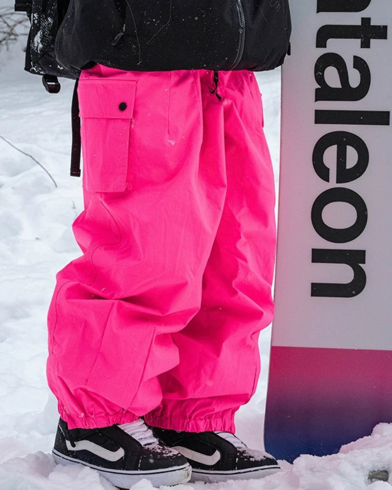 Ski Wear Snowboard Unisex Cargo Baggy Snow Pants