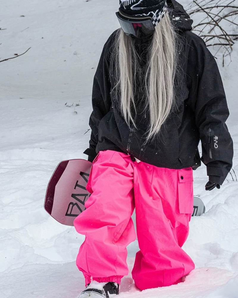 Ski Wear Snowboard Cargo Baggy Snow Pants - Unisex