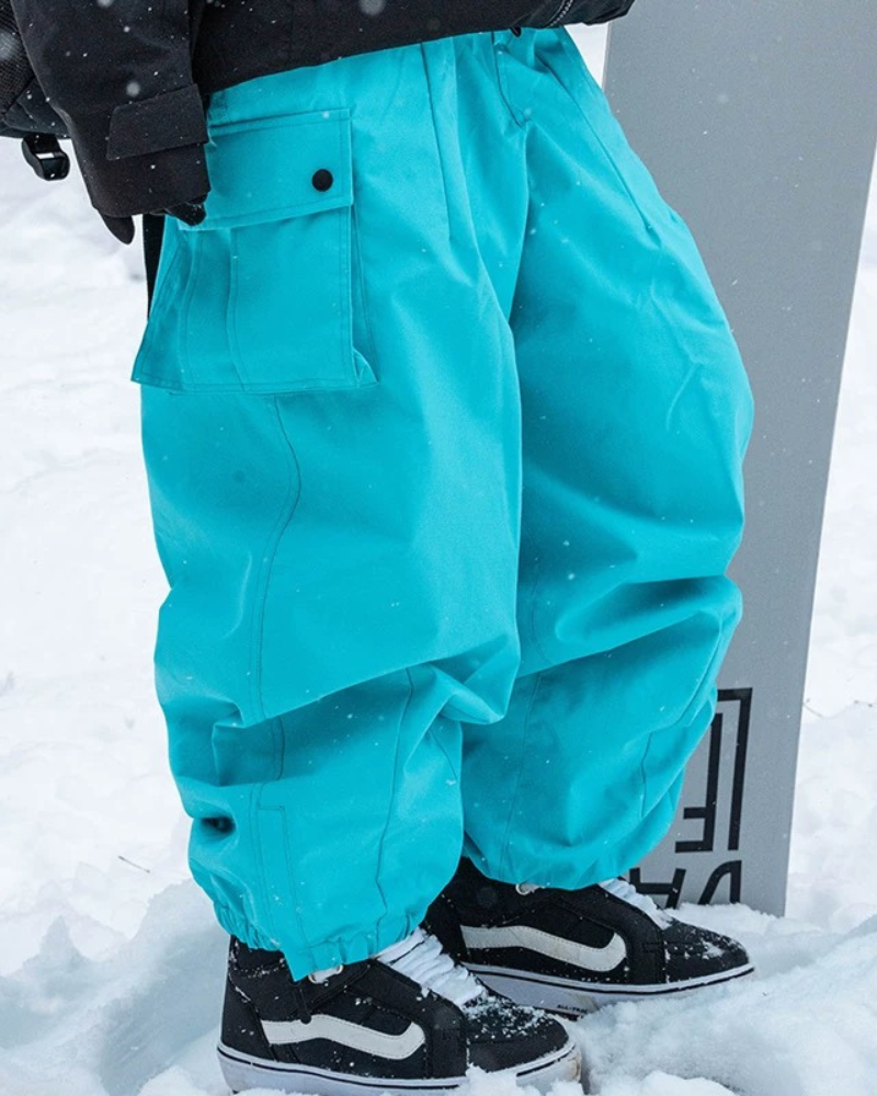 Ski Wear Snowboard Unisex Cargo Baggy Snow Pants