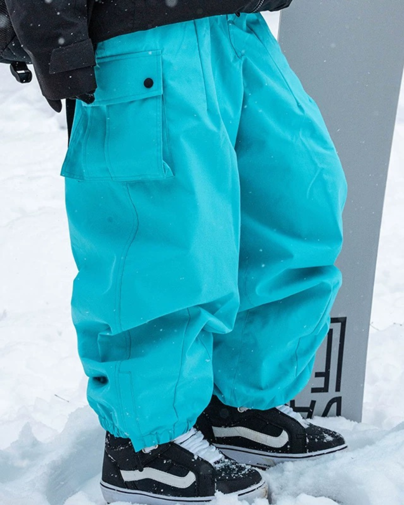 Ski Wear Snowboard Cargo Baggy Snow Pants - Unisex