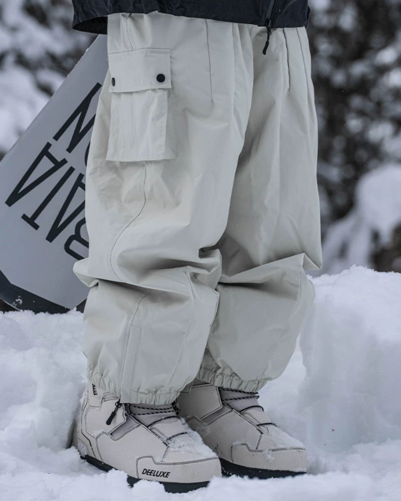 Ski Wear Snowboard Unisex Cargo Baggy Snow Pants